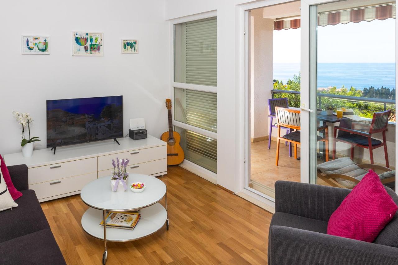 Sunspot Apartment - Beautiful View With Big Garden, Free Parking, Central دوبروفينك المظهر الخارجي الصورة